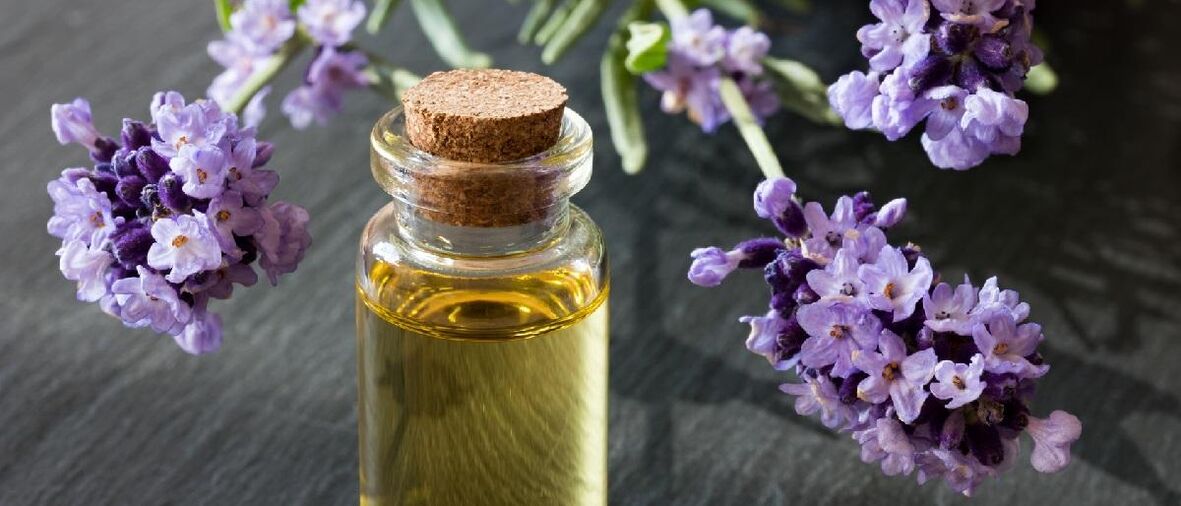 Lavender oil gives beautiful skin